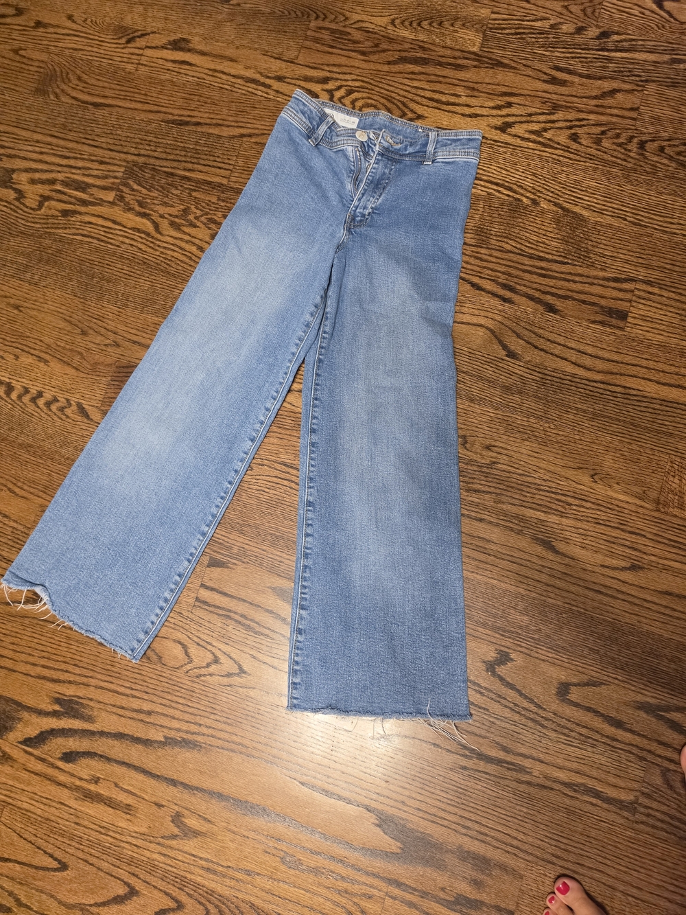 Zara Light Blue Wide-Leg Women’s Jeans